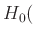 $ H_0($