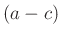 $ (a-c)$