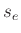$ s_e$