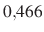 $ 0{,}466$