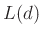 $ L(d)$