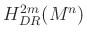 $ H^{2m}_{DR}(M^n)$