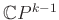 $ {\mathbb{C}}P^{k-1}$