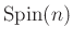 $ \operatorname{Spin}(n)$