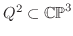 $Q^2\subset {\mathbb{CP}}^3$