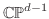 ${\mathbb{CP}}^{d-1}$