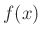 $ f(x)$