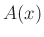 $ A(x)$