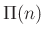 $ Pi(n)$