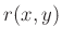 $ r(x,y)$