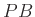 $ PB$