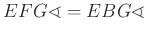 $ EFG\sphericalangle=EBG\sphericalangle$