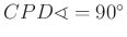 $ CPD\sphericalangle =90^{\circ}$