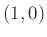 $ (1,0)$