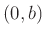 $ (0,b)$