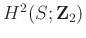 $ H^2(S; {\bf {Z}}_2)$