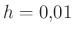 $ h=0{,}01$