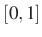 $ [0,1]$