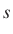 $ s$