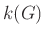 $ k(G)$