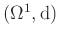 $ (\Omega ^1, \operatorname{d})$
