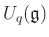 $ U_q({\mathfrak{g}})$