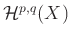 $ \mathcal{H}^{p,q} (X)$