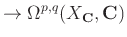 % latex2html id marker 968
$\displaystyle \to \Omega^{p,q} (X_{\mathbf{C}}, {\mathbf{C}})$