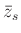 $ \bar{z}_s$