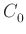$ C^{}_0$