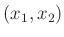 $ (x_1,x_2)$