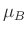 $ \mu_B$