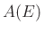 $ A(E)$