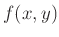 $ f(x,y)$