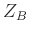 $ Z_B$