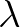 $\lambda$