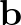 $\mathbf{b}$