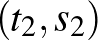 $(t_2, s_2)$