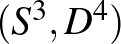 $(S^3, D^4)$