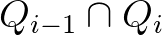 $Q_{i-1} \cap Q_i$