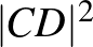 $\vert CD\vert^2$
