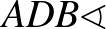 $ADB\sphericalangle$