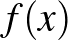 $f(x)$