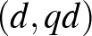 $(d,qd)$