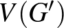 $V(G')$