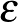 $\varepsilon$