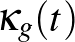$\kappa_g(t)$