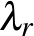 $\lambda_r$