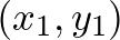 $(x_1,y_1)$