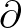 $\partial$
